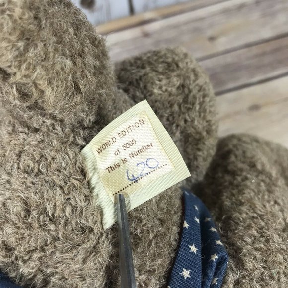 NEW House Of Nisbet Model Theodore B. Bear YES/NO Head Tail #5515 Stuffed - Picture 12 of 12